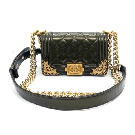 olive chanel boy bag|chanel handbags boys.